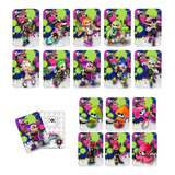 Amiibo 17 Mini Cards Splatoon Melhor Qualidade