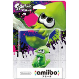Amiibo Inkling Squid Green Splatoon Nintendo