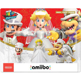 Amiibo Mario Odyssey Pacote De 3 Mario Peach Bowser