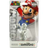 Amiibo Mario Silver Edition Super Smash