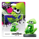 Amiibo Squid Splatoon Inkling Green Ika