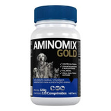 Aminomix Gold 120 Comp Vetnil Suplemento P Cães E Gatos
