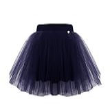 AMO TULE Saia De Tule Infantil Tutu Bailarina Fantasia As2 Numeric Numeric 1 Azul Marinho 