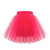AMO TULE Saia De Tule Infantil Tutu Bailarina Fantasia As2 Numeric Numeric 1 Pink