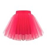 AMO TULE Saia De Tule Infantil Tutu Bailarina Fantasia As2 Numeric Numeric 1 Pink 