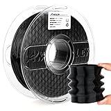 AMOLEN Filamento TPU 1 75 Mm Filamento Flexível Para Impressora 3D Para Alta Elasticidade E Impressão 3D Suave Preto 1 Kg 2 2 Lbs