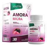 Amora Miura Premium 60 Comprimidos 1500mg por Dose Alivia Tpm Menopausa Lauton Sabor Sem Sabor