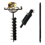 Amortecedor Com Perfurador De Solo E Broca 25cm Buffalo