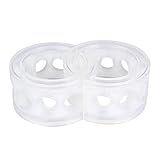Amortecedor De Mola Absorvente- 2 Peças Retentor De Ferramentas De Amortecedor De Carro Universal Transparente TPE Compressor De Borracha Amortecedor De Energia Amortecedor Tipo A-F -D-