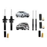 Amortecedores Kits Batentes Ford Fiesta 2004 Até 2013 