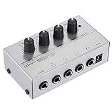 Amp De áudio Romacci HA400 Ultra Compacto 4 Canais Mini Amplificador De Fone De Ouvido Estéreo De áudio Com Adaptador De Energia