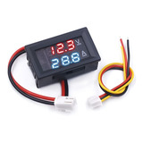Amperímetro Voltímetro 0 100v Dual Display Led Dc