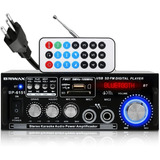 Amplificador Áudio Bluetooth Receiver 200w Fm