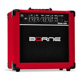 Amplificador Borne Strike G30 Para Guitarra De 15w Cor Verme