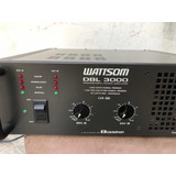 Amplificador Cíclotron Wattsom Dbl 3000 Ótimo