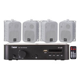 Amplificador Compacto Ambiente Ht400 Nca Bt, Usb+4 Cx Sp400