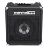 Amplificador Contra Baixo Hartke Hd50 Cubo Preto 50w Rms