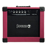 Amplificador Cubo Guitarra Sound7 Turbo G30 Colors Distorção Cor Pink 110v 220v