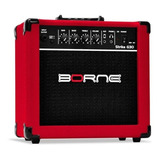 Amplificador Cubo P Guitarra Strike G30 15w Vermelho Borne 110v 220v