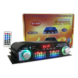 Amplificador De Áudio Hifi De 4 Canais Bluetooth Usb Sd Aux