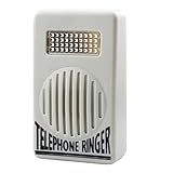 Amplificador De Campainha De Telefone Branco Extra Alto Para Telefone Telefone Com Segurança Pequena E Leve Campainha Externa Para Celular Telefones Fixos Telefones E Acessórios