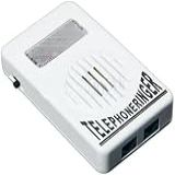 Amplificador De Campainha De Telefone Branco Extra Alto Para Telefone Toque De Telefone Com Segurança Pequeno Em Tamanho E Leve Campainha Externa Para Telefones Fixos Telefones E Acessórios