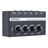 Amplificador De Fone De Ouvido Ammoon Ha400 Mini Com
