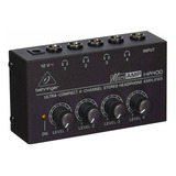 Amplificador De Fone De Ouvido Behringer Ha400 Microamp Black