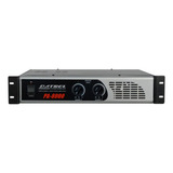 Amplificador De Potência 800w Rms Datrel Pa8000 Profissional Cor Preto Potência De Saída Rms 800 W