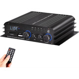 Amplificador De Potência Bluetooth De 4 Canais Com Subwoofer