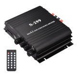 Amplificador De Potência Estéreo De Áudio S 299 Mini 4 1 Bt