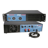 Amplificador De Potencia New Vox Pa 4000 2000 W Rms 4 8 Ohms Cor Preta