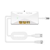 Amplificador De Sinal De Antena De TV Amplificador De Antena Potente De 25 DB De Alto Ganho Para Antena De TV Interna E Externa Faixa De Recepção Ajustável Baixo Ruído E Amplificador Pixelado