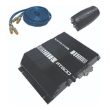 Amplificador Digital 1 Canal 600w Ht600 + Cvr4.0 +rca 5mt