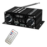 Amplificador Digital 12v Home Car 2 Canais Hifi Soun fs