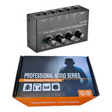 Amplificador Fone Ouvido 4 Canais Ha400 Powerplay Retorno