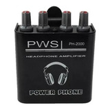 Amplificador Fone Pws Ph2000 Power Click Musicos Nota Fiscal