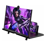 Amplificador Imagem Lupa 3d Tela Celular Smartphone 12 Pol