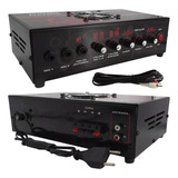 Amplificador Mesa Mixer 300wrms 2 Canal Som Igreja Casa Loja