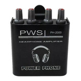 Amplificador Para Fone Ouvido Ph2000 Pws Power Play 2 Peças
