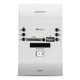 Amplificador Parede Bluetooth Usb Bivolt Frahm Slim Wall Cor Branco Potência De Saída Rms 60 W