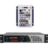 Amplificador Potência 1000w Datrel   Mesa Sense 402 Ll Audio