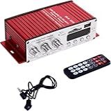 Amplificador Receiver Bluetooth 2 Canais Usb Sd Radio Fm Som-Amplificador De Carro MA-120 HIFI