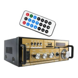 Amplificador Receiver Som Bluetooth 200w Radio Usb Karaokê