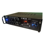 Amplificador receiver Som Bluetooth Bivolt Mp3 Stereo Le 707
