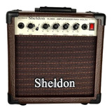 Amplificador Sheldon Vl2800 Para Violão 20w Cor Marrom 125v 250v