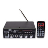 Amplificador Soundvoice Rc01 Bluetooth usb fm sd 60w Cor Preto 110 240v