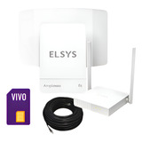 Amplimax Fit 4g Dados Internet Rural Elsys Chip Vivo 100gb