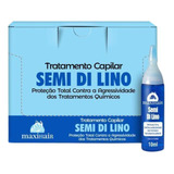 Ampola De Vitamina Maxihair 10ml Semi Di Lino Kit Com 24un