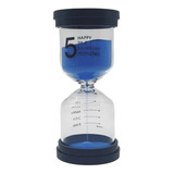 Ampulheta 5 Minutos Areia Azul Decoração Retro